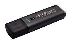 Kingston IronKey Locker+ 50 G2 64 GB (anthrazit, USB-A 3.2 Gen 1)