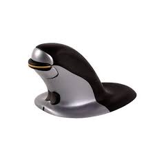 Fellowes Penguin Ambidextrous Vertical Mouse - Medium Wireless