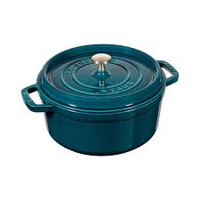 Staub La Cocotte 24cm round La-Mer, Cast Iron