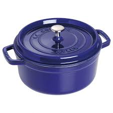 Staub La Cocotte 28cm round, Dark Blue, Cast Iron