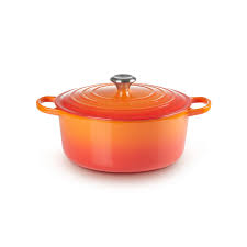 Le Creuset Signature Casserole round 22 cm ofenrot