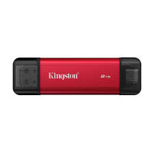 Kingston Dual Portable 2 TB, Εξωτερικός SSD (κόκκινο/μαύρο)