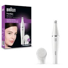 Braun Face 810 Επαγγελματική Συσκευή Αποτρίχωσης και Καθαρισμού Προσώπου (Λευκό/Ασημί)