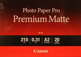 Canon PM-101 Pro Premium Matte A 2, 20 Sheet, 210 g