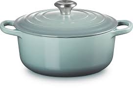 Le Creuset Signature Bräter rund 20 cm Sea Salt