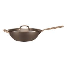 ZWILLING Milano Wok with Glass Lid 30 cm, Brown
