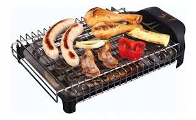 Jata Electric Barbecue Smoke-Free And Odor-Free 34X24cm 2400W Black BQ101