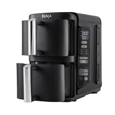 Ninja SL300EU fryer Double 7.6 L Stand-alone 2470 W Low fat fryer Black