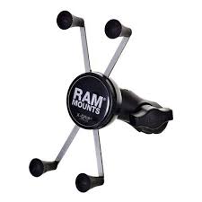 Βάση Κινητού RAM Mounts X-Grip Μεγάλη με Βάση Στήριξης Ποδηλατικού Τιμονιού Μοτοσικλέτας