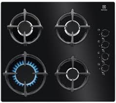Electrolux EGG6407K Εντοιχιζόμενη Εστία Φυσικού Αερίου Μαύρη 59 εκ. με 4 Ζώνες Μαγειρέματος