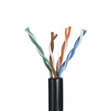 Καλώδιο δικτύωσης Q-LANTEC KIU5OUTS305Q μήκους 305 μέτρων Cat5e U/UTP (UTP) σε μαύρο χρώμα