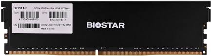 Biostar 16GB 3200MHz DDR4 Memory with Storming Heatsink