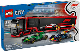 LEGO CITY 60445 Φόρτωση με Αυτοκίνητα Φόρμουλα 1 RB20 & AMR24