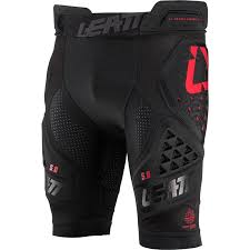 Spodenki z ochraniaczem LEATT Impact Shorts 3DF 5.0 rozmiar M, czarne