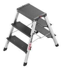 Hailo Master D70 2-3 Steps Double-Sided Folding Ladder