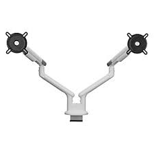 One for All Monitor Mount Design Dual White DM 7220
