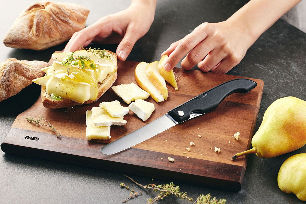 Gefu ENNO Cutting Board small walnut wood