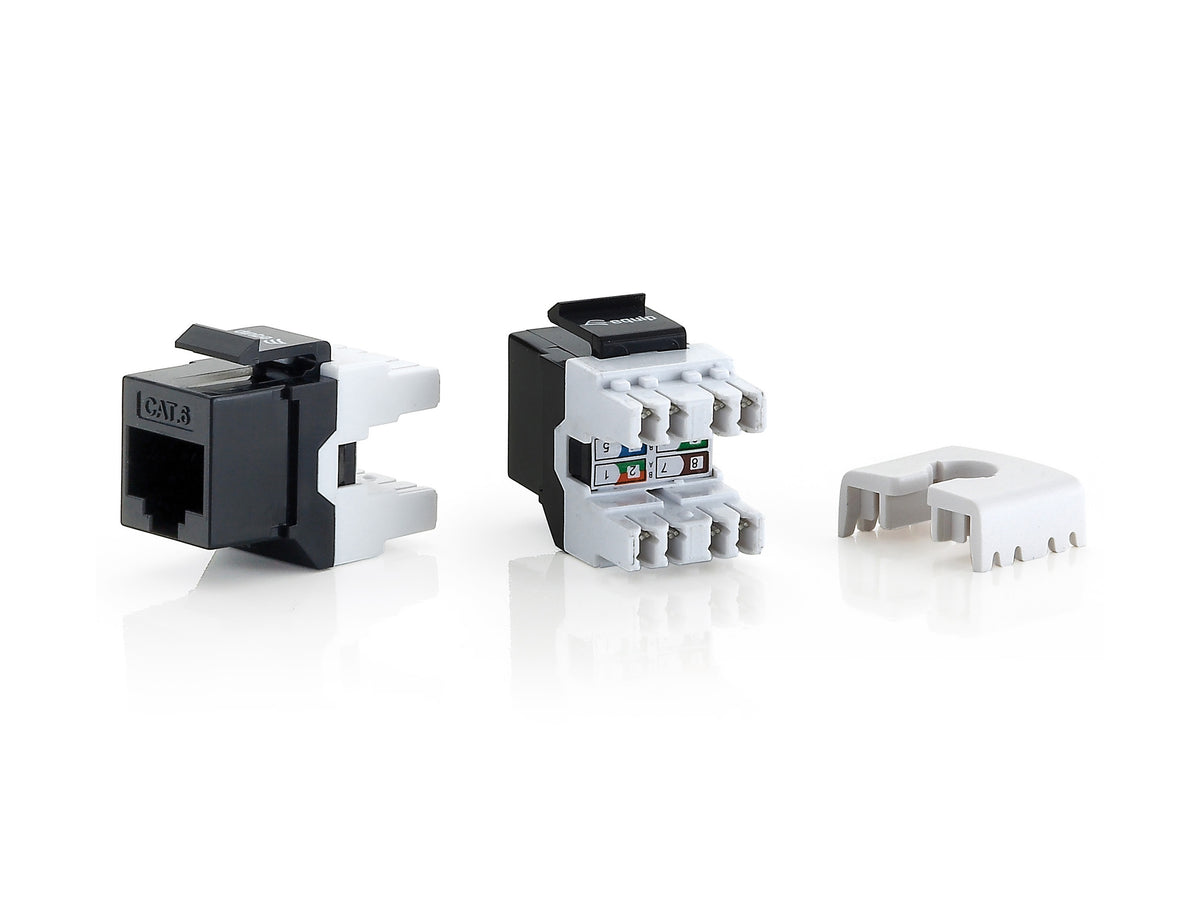 Equip Keystone Jack ungeschirmt Cat6 LSA 8Stk sw