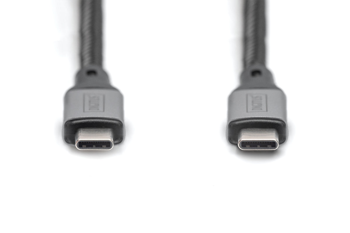 DIGITUS Anschlusskabel USB4.0/C -> C 20Gbit/s 3m schwarz