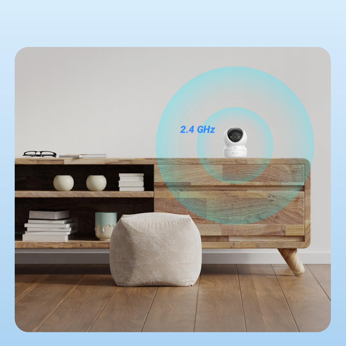 EZVIZ H6C security camera Spherical IP security camera Indoor 1920 x 1080 pixels Desk