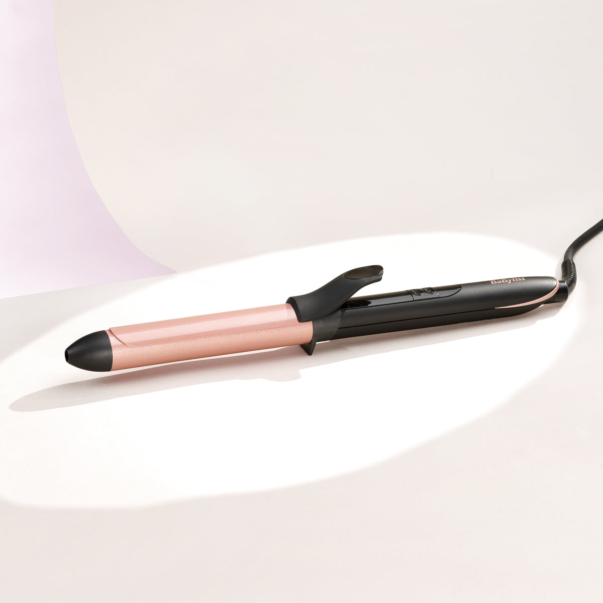 BaByliss 25mm Curling Tong Curling Iron — Warm Black & Pink Gold, 98.4" (2.5 m)