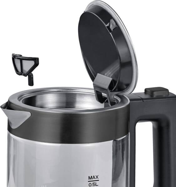 Severin 9387 Mini Glas Kettle 0.5 L