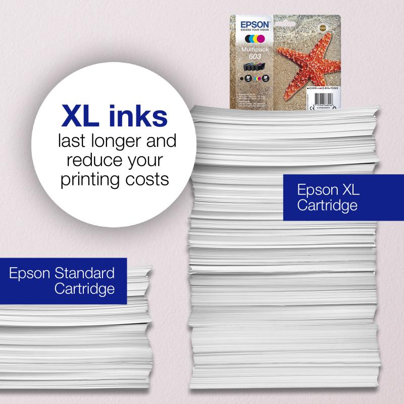 Epson Ink 603XL Multipack Easy mail (C13T03A64510)