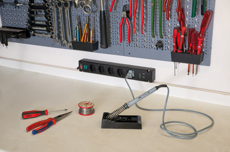 Brennenstuhl Bremounta Power Strip 5-Socket Black 3m