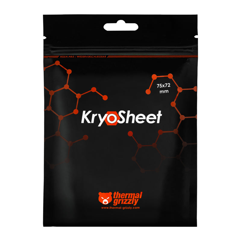 Thermal Grizzly KryoSheet 75x72 mm (anthrazit)