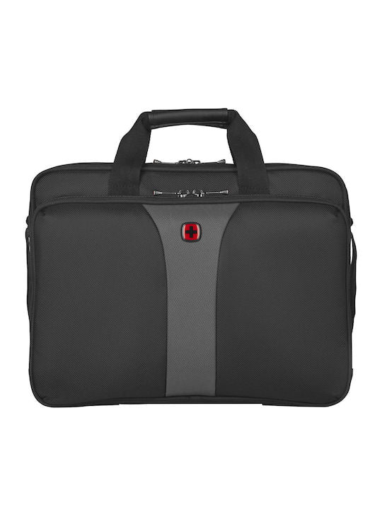 Wenger Legacy 16 Double-Gusset Backpack (Black, up to 16 in / 40.6 cm)