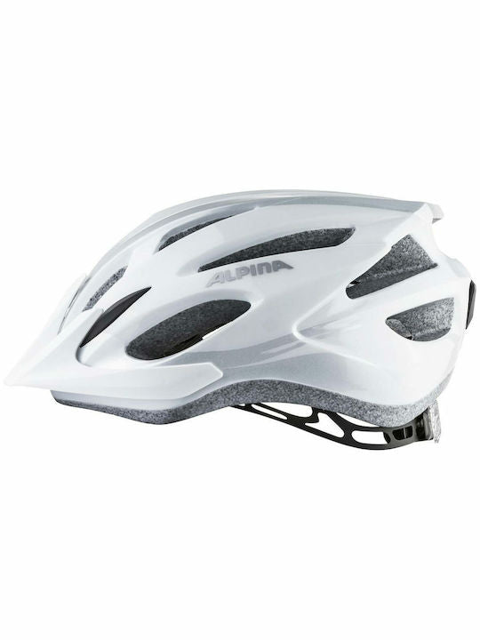 Bike Helmet Alpina MTB17 White & Silver 54-58