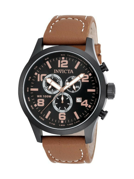 Invicta I-Force 18499 Μαύρο / Καφέ