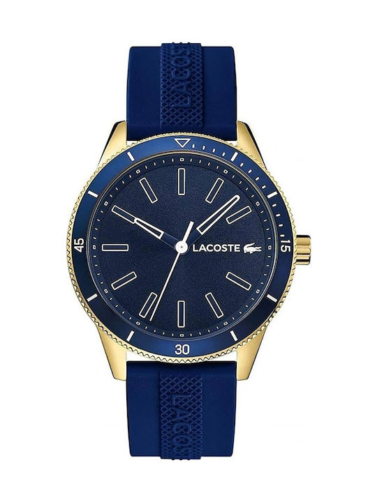 Ρολόι Lacoste με Καουτσούκ Λουράκι σε Μπλε Χρώμα 2011008