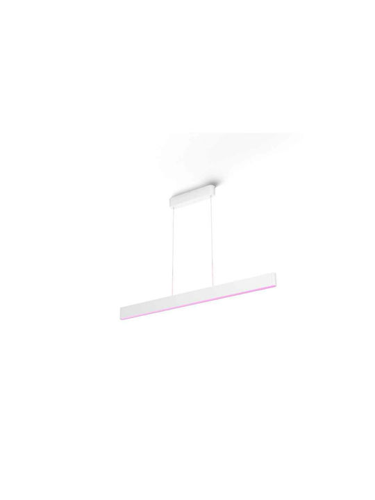 Philips Ensis Ρυθμιζόμενο Κρεμαστό Φωτιστικό Λευκό LED Ράγα