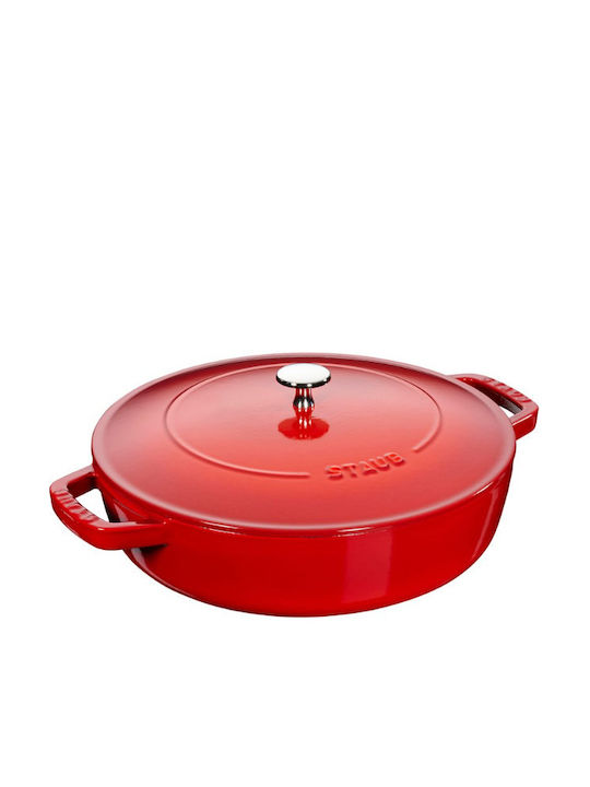 Staub Chistera 28 cm Cocotte Cherry Red