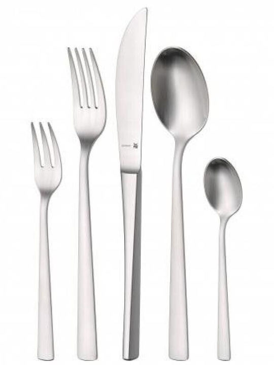 WMF Σετ Μαχαιροπίρουνα Ανοξείδωτα Ασημί 30τμχ