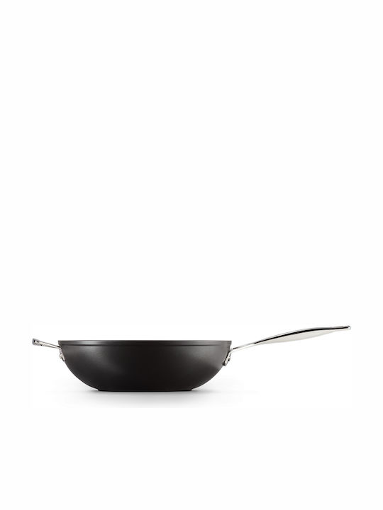 Le Creuset Toughened Non-Stick Stir-Fry StirFry 30cm - Black/Silver (51104300010202)