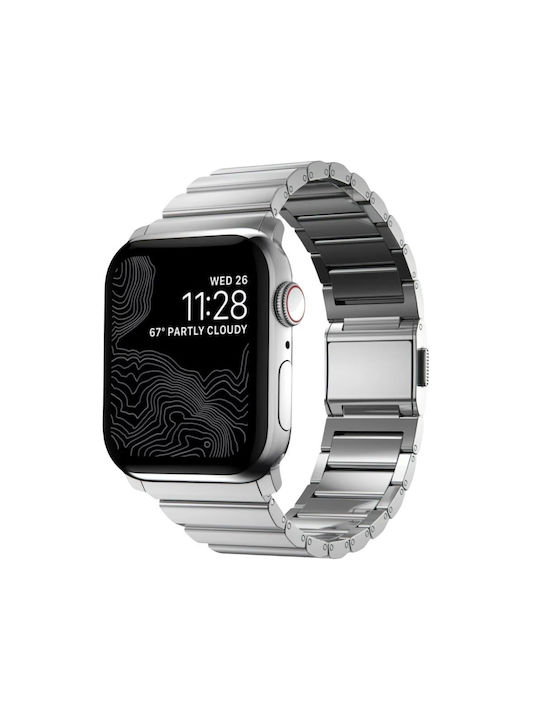 Nomad Strap Stainless Steel silver V2 42/44/45/49mm