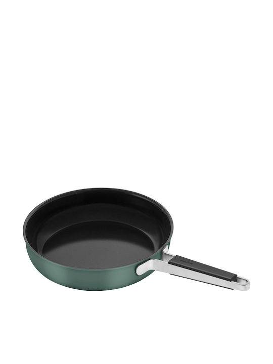 ZWILLING Pure Frying Pan 28 cm, Green, 18/10 Stainless Steel