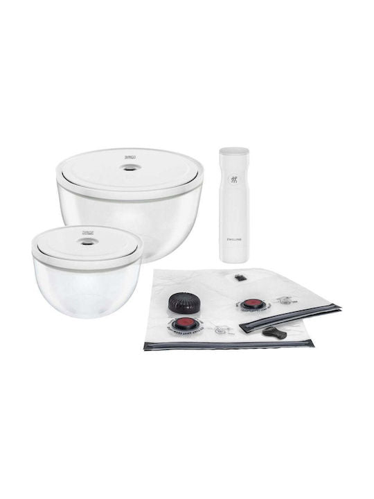 Zwilling Fresh&Save Vcuum Bowl Starter Set, 9-Pc, Glass