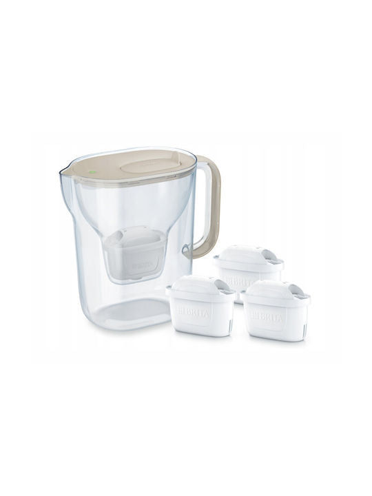 BRITA Style ESSENTIAL XL sand filter jug + 3 x MX Pro Pure Performance filter