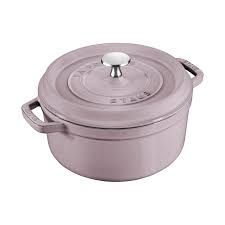 Staub La Cocotte 24cm Round Cast Iron, Cherry Blossom