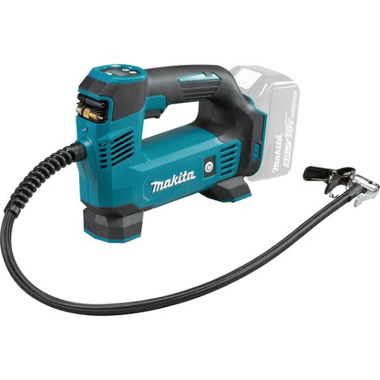 Makita Cordless Compressor MP100DZ, 12V (blue/black, battery and charger not included, up to 8.3 bar)