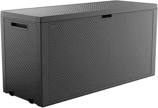 Keter 249384 Storage Box Rectangular Resin Light Grey