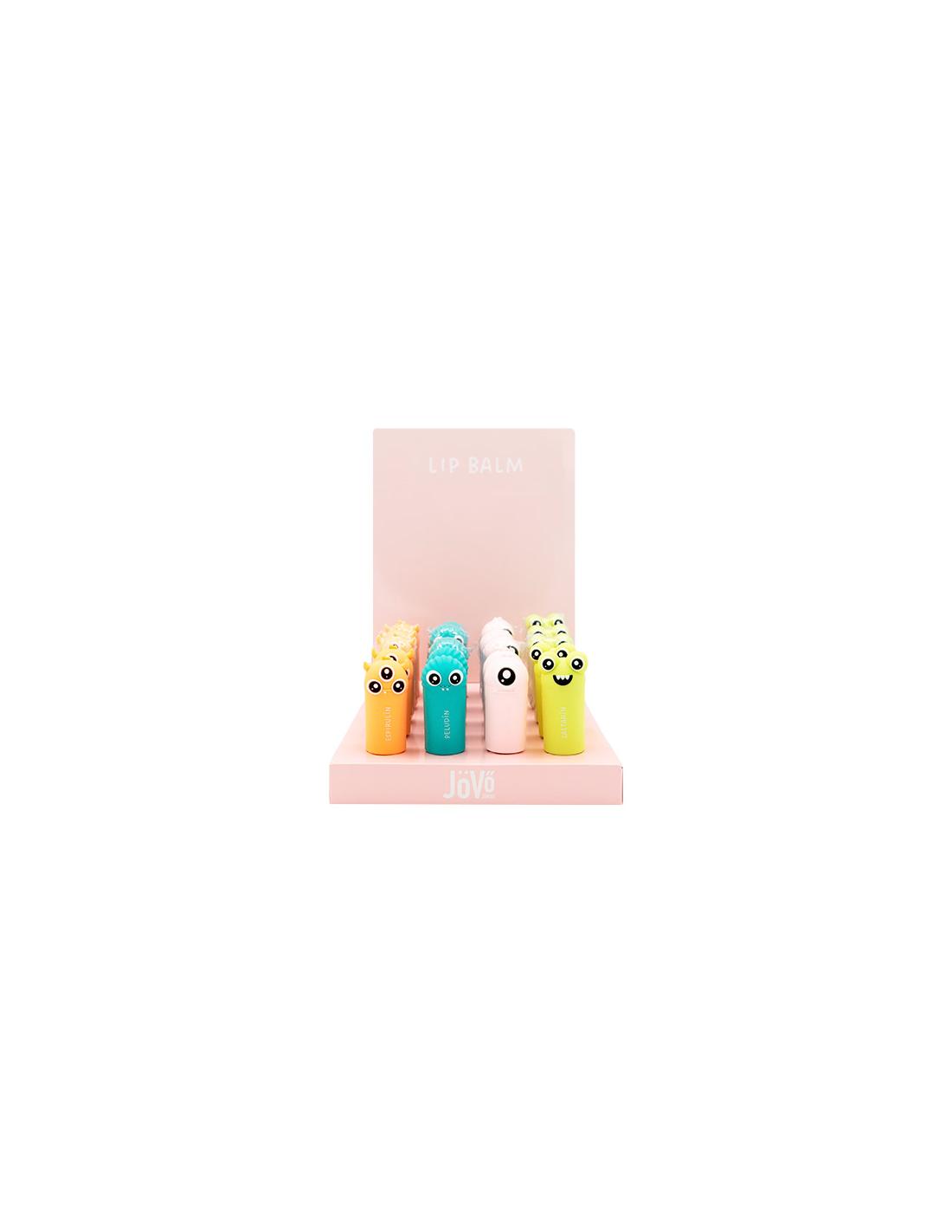 JOVO DISPLAY MONSTERS LIP BALM STICK EXPOSITOR 20 UDS