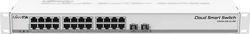 Mikrotik CSS326-24G-2S+RM network switch Managed Gigabit Ethernet (10/100/1000) Power over Ethernet (PoE) 1U White