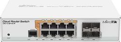 Mikrotik CRS112-8P-4S-IN network switch Gigabit Ethernet (10/100/1000) Power over Ethernet (PoE) White
