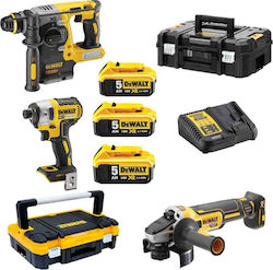 POWER TOOL COMBO KIT DEWALT DCK305P3T (DCF887+DCH273+DCG405)