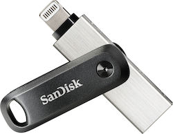 SanDisk 00183589 USB flash drive 256 GB USB Type-A / Lightning 3.2 Gen 1 (3.1 Gen 1) Black, Silver