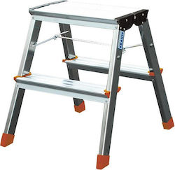 Krause Folding Step Treppy silver